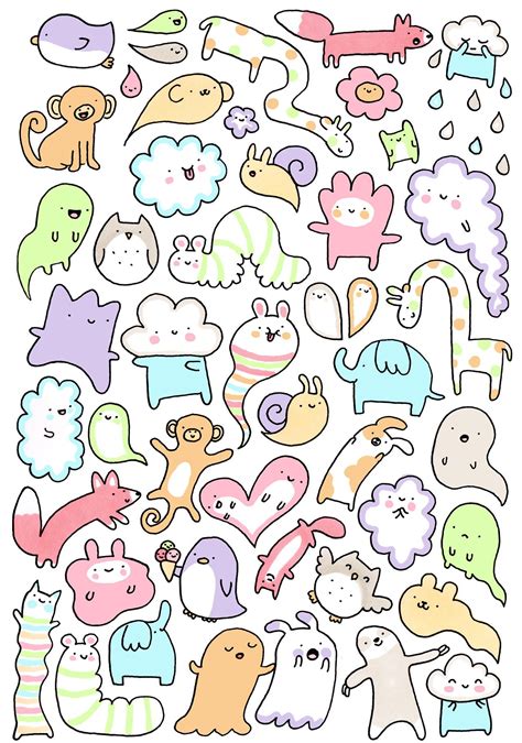 drawings that are cute|cute doodles for drawing.